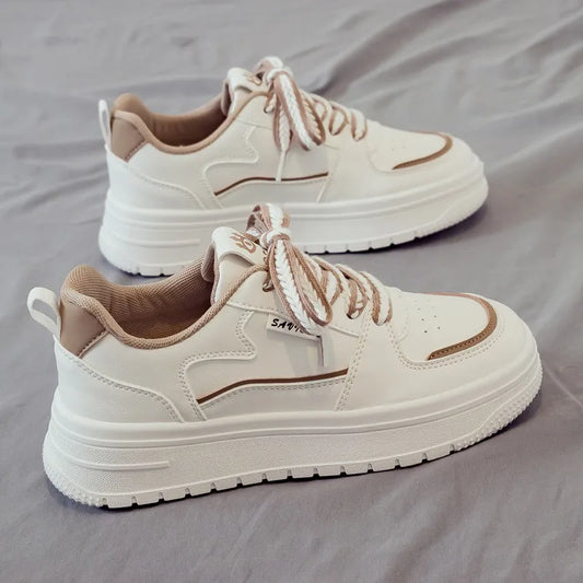 WHITE Walking Chunky Sneakers